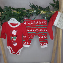 Load image into Gallery viewer, Red Christmas 3 Piece Set