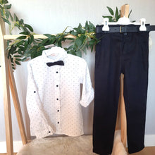 Load image into Gallery viewer, Boy 3 Pc Shirt, Bow Tie and Trouser Set
