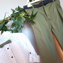 Load image into Gallery viewer, Boy 3 Pc Shirt, Bow Tie and Trouser Set