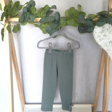 Load image into Gallery viewer, Green Organic Cotton Leggings With Bow