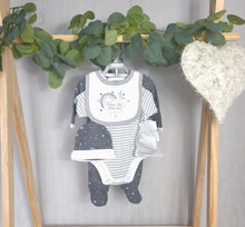 Load image into Gallery viewer, Baby Unisex 5 Pcs Set- Grey Stars