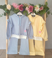 Load image into Gallery viewer, Girls Flare Bottoms and Hoodie Set