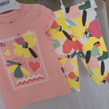 Load image into Gallery viewer, Girls Tropical Floral Legging Set