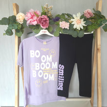 Load image into Gallery viewer, Girls Oversized T-Shirt and Leggings Set