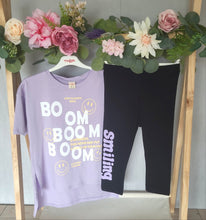 Load image into Gallery viewer, Girls Oversized T-Shirt and Leggings Set