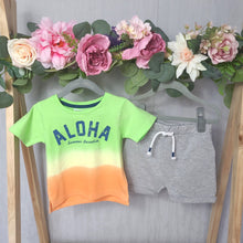 Load image into Gallery viewer, Minoti Dip Dye T-Shirt & Jersey Short Set