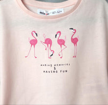 Load image into Gallery viewer, Girls Pink Flamingo T-Shirt