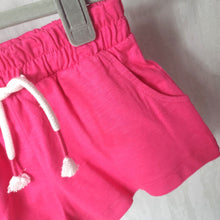 Load image into Gallery viewer, Girls Minoti Hot Pink Jersey Shorts