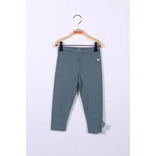 Load image into Gallery viewer, Green Organic Cotton Leggings With Bow