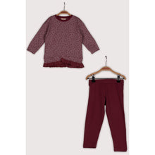 Load image into Gallery viewer, Girls Pink 2 Piece Floral set