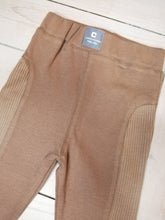 Load image into Gallery viewer, Light Brown Leggings With Ribbed Detail