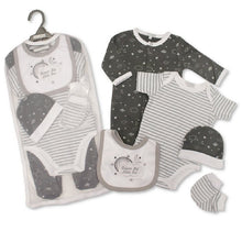 Load image into Gallery viewer, Baby Unisex 5 Pcs Set- Grey Stars