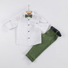 Load image into Gallery viewer, Boy 3 Pc Shirt, Bow Tie and Trouser Set