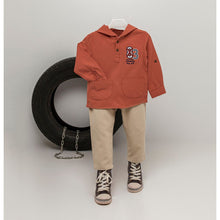 Load image into Gallery viewer, Boys Lightweight Cream and Rust Set