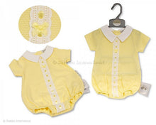 Load image into Gallery viewer, Baby Girls Romper with Lace and Bow