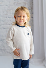 Load image into Gallery viewer, Boys Cream Organic Long sleeve Top
