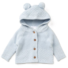 Load image into Gallery viewer, Baby Boys Double Knit Hooded Cardigan
