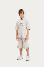 Load image into Gallery viewer, Boys 2 Piece Hooded T-Shirt and Shorts Set
