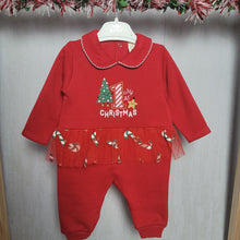 Load image into Gallery viewer, Baby Girls 1st Christmas Babygrow
