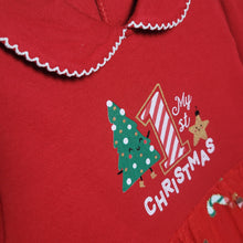 Load image into Gallery viewer, Baby Girls 1st Christmas Babygrow
