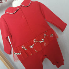 Load image into Gallery viewer, Baby Girls 1st Christmas Babygrow
