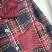 Load image into Gallery viewer, Boys Red Plaid Flannel Shirt

