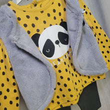 Load image into Gallery viewer, Baby Girls Gilet, Top &amp; Legging Set

