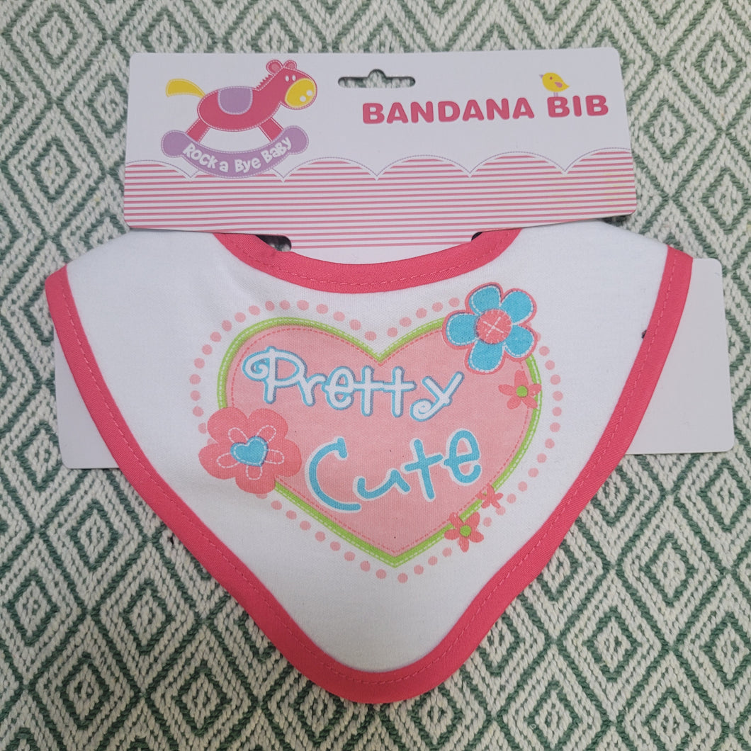 Baby Girls Printed Bandana Bibs