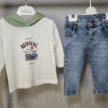 Load image into Gallery viewer, Baby Boys Jeans and Hoodie Set
