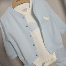 Load image into Gallery viewer, Baby Boys Pale Blue Set with Clouds
