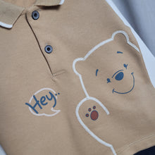 Load image into Gallery viewer, Baby Boys Neutral Bear Polo Shirt and Jeans Set
