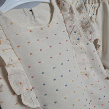 Load image into Gallery viewer, Baby Girls Cream Polka Dot Shorts Set
