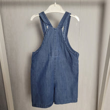 Load image into Gallery viewer, Baby Girls Denim Floral Dungarees
