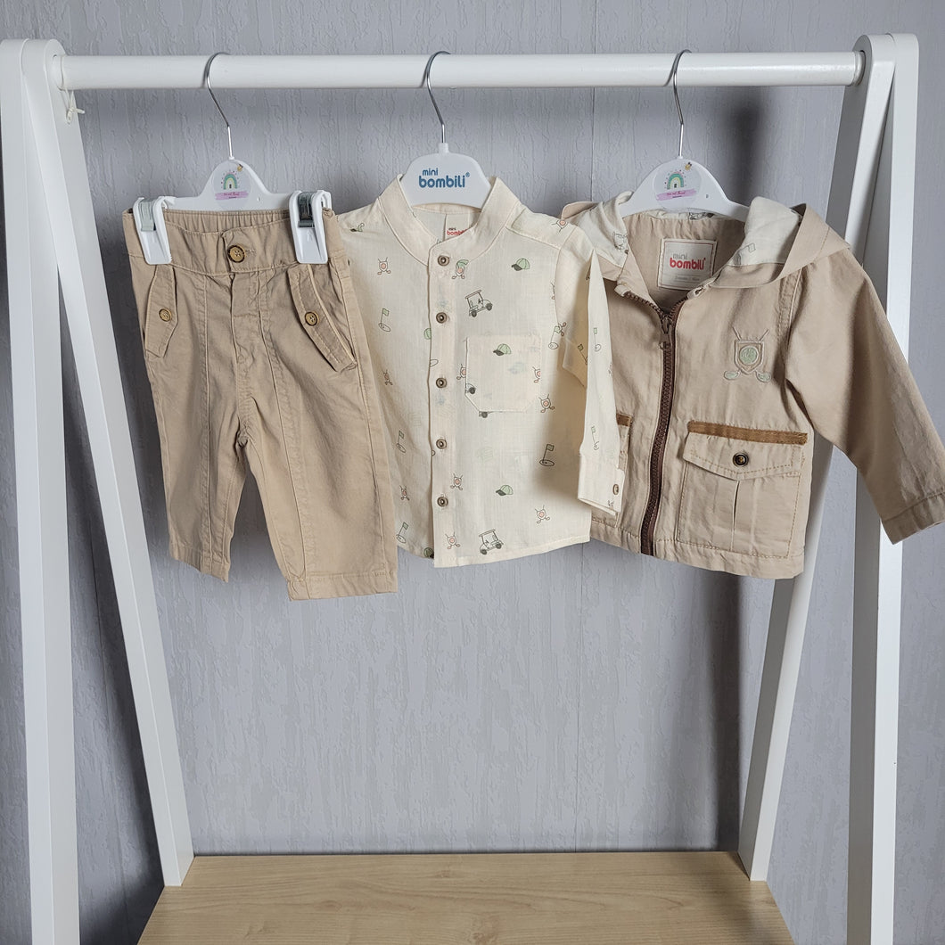 Baby Boys Jacket, Shirt and Trousers