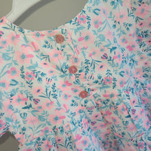 Load image into Gallery viewer, Girls Pink Floral Ditsy Print Dress
