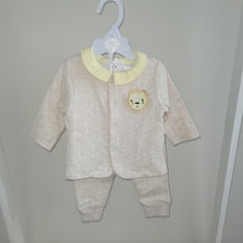 Load image into Gallery viewer, Baby Boys Beige Lion 3 Piece Outfit
