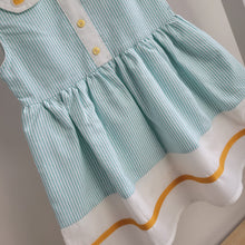 Load image into Gallery viewer, Girls Lemon Themed Dress
