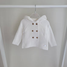Load image into Gallery viewer, Cream Knit Hooded Cardigan
