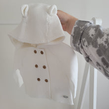 Load image into Gallery viewer, Cream Knit Hooded Cardigan
