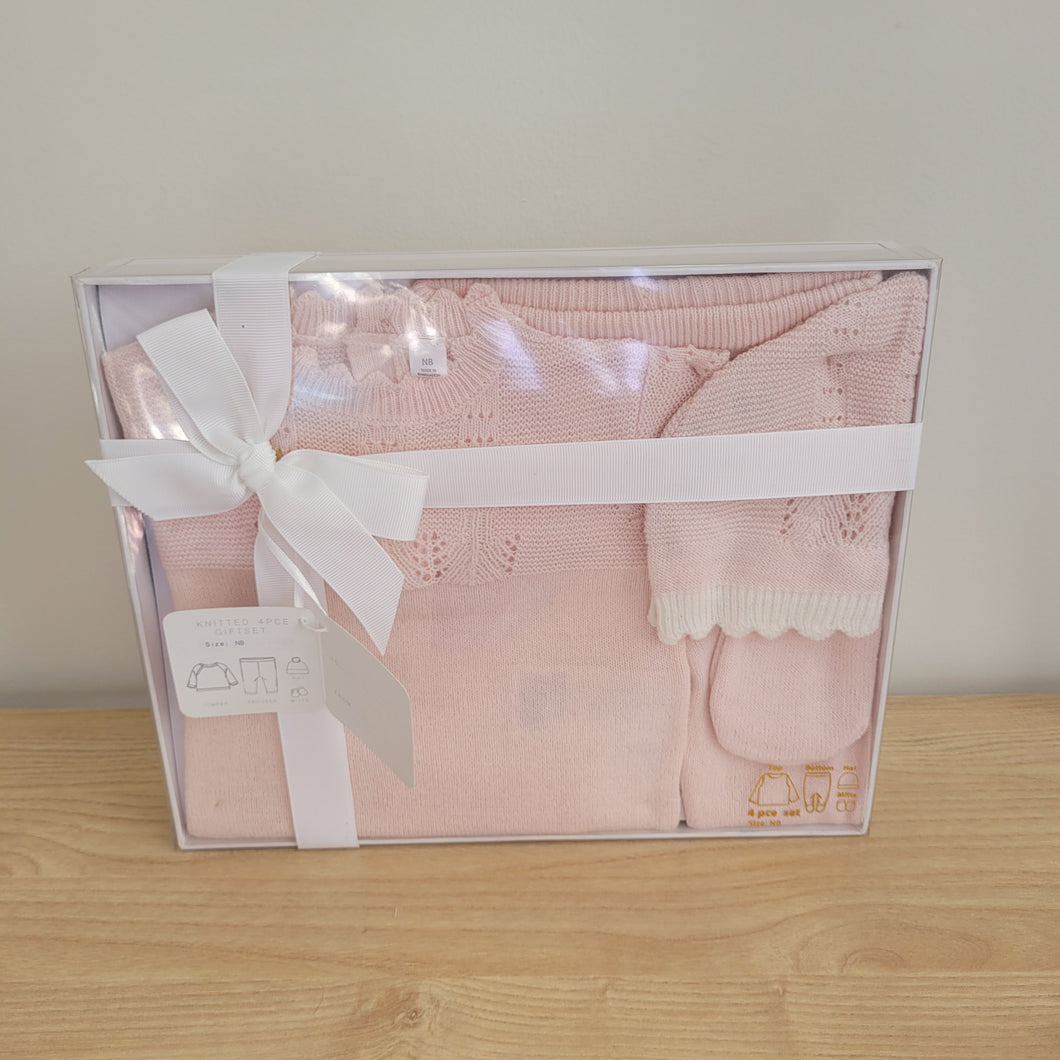 Baby Girls Knitted 4 Piece Set