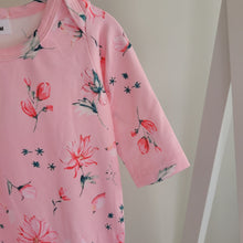 Load image into Gallery viewer, Pink Floral Babygrow
