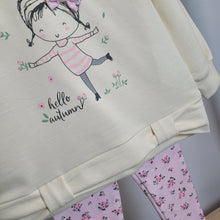 Load image into Gallery viewer, Girls 2-Piece Sweat and Leggings Set

