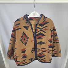 Load image into Gallery viewer, Boys Aztec Zip Up Fleece
