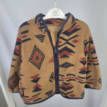Load image into Gallery viewer, Boys Aztec Zip Up Fleece

