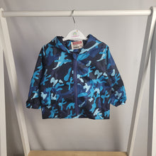Load image into Gallery viewer, Blue Camo Rain Jacket

