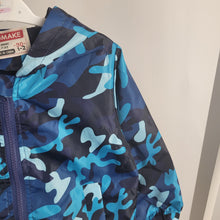 Load image into Gallery viewer, Blue Camo Rain Jacket
