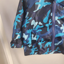 Load image into Gallery viewer, Blue Camo Rain Jacket
