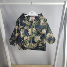 Load image into Gallery viewer, Green Camo Dinosaur Rain Jacket
