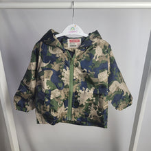 Load image into Gallery viewer, Green Camo Dinosaur Rain Jacket

