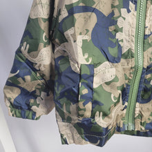 Load image into Gallery viewer, Green Camo Dinosaur Rain Jacket
